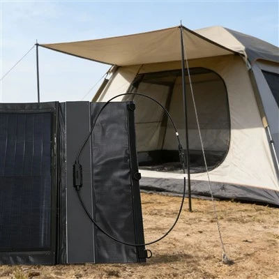 Panel Solar Plygadwy Awyr Agored